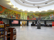 Click to read about this mural LaGuardia Flight Mural