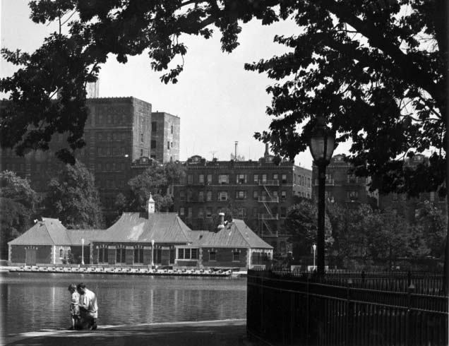 Harlem Meer Boathouse 1940s